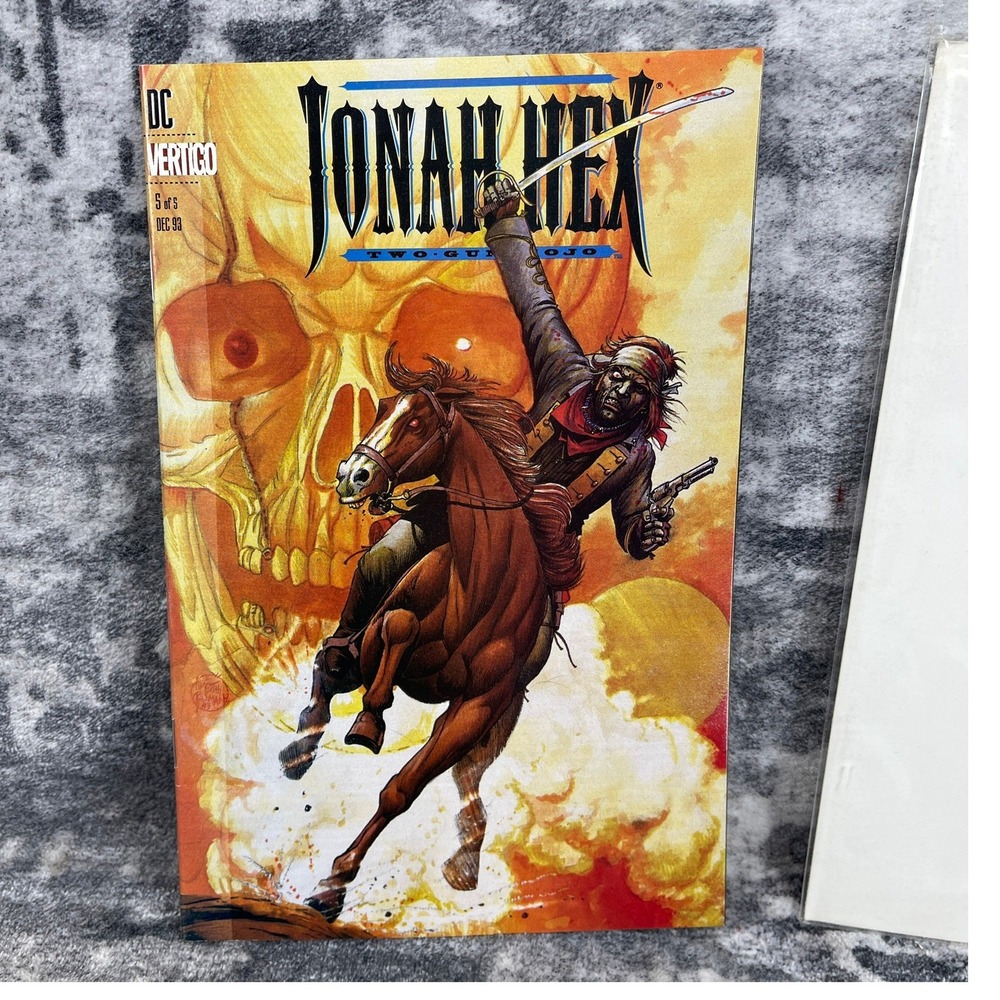 Jonah Hex Two-Gun Mojo #5 Vertigo DC Comic 1993 Western Horror Art